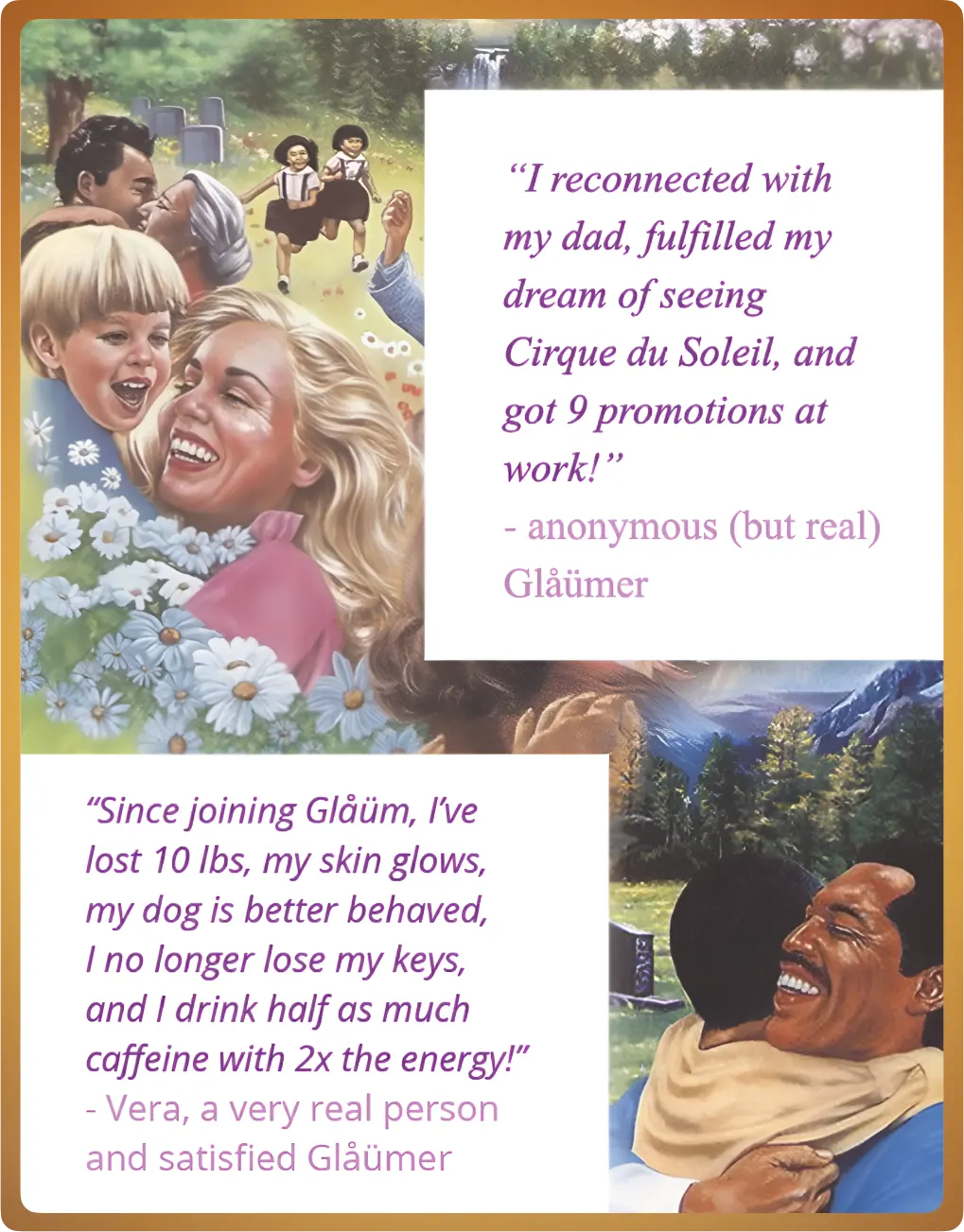 Glåüm testimonials